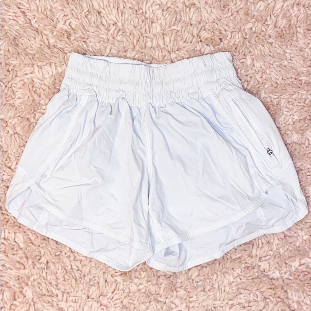 Lululemon White Tracker Short 
size: 0